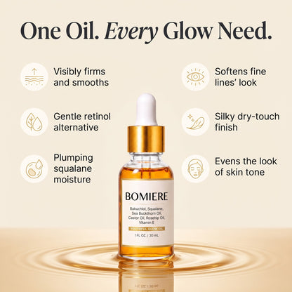 youthful glow oil bakuchiol benefits grid